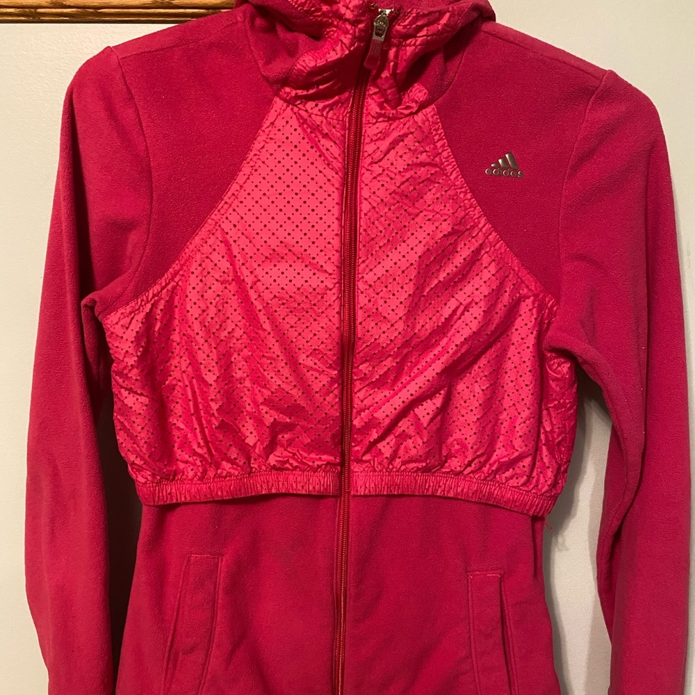 Adidas -pink jacket - size XS